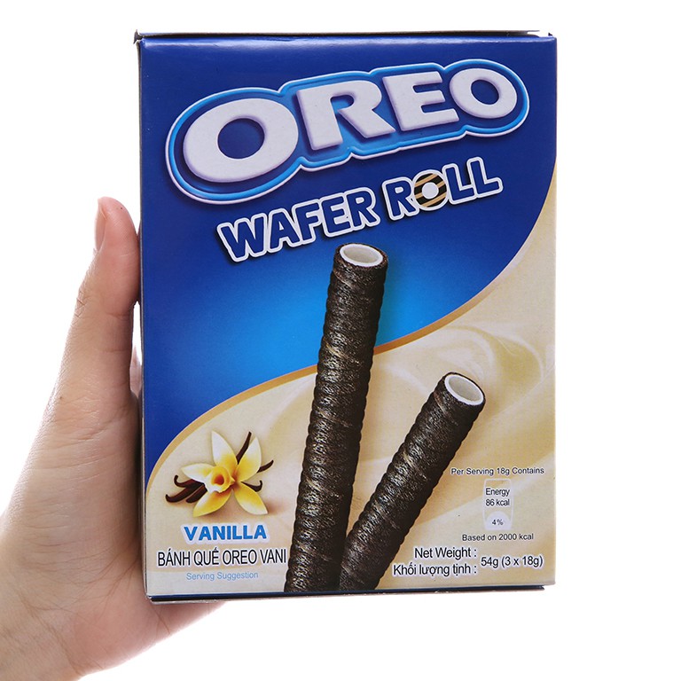 [Mã GRO2405 giảm 10% đơn 250K] Bánh Quế Oreo Vani 54g (Hộp 3 gói)