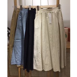 Chân váy linen