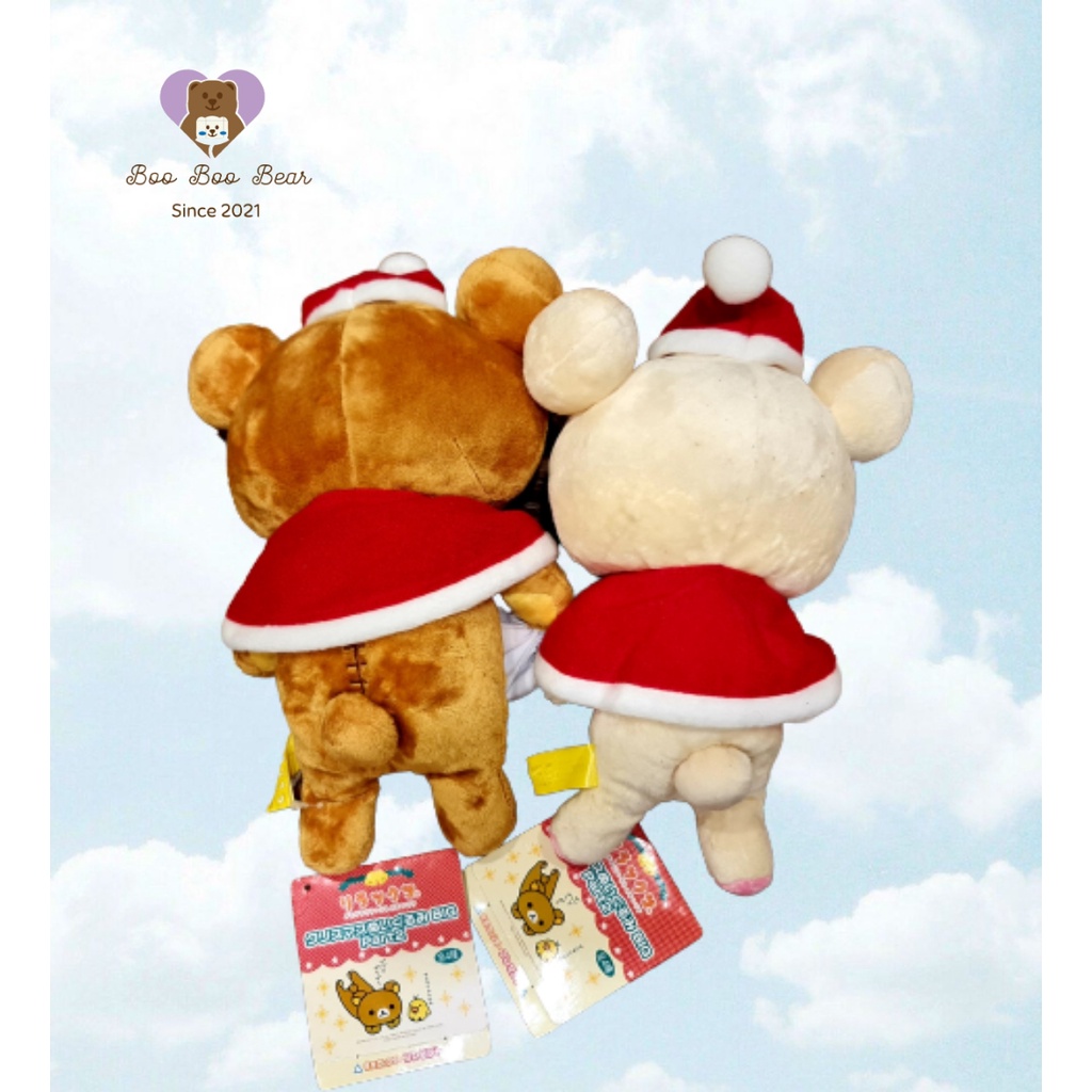 Gấu bông Rila Rilakkuma Korilakkuma cosplay mèo lông xù nhiều mẫu Nhật size nhỡ 10-20cm