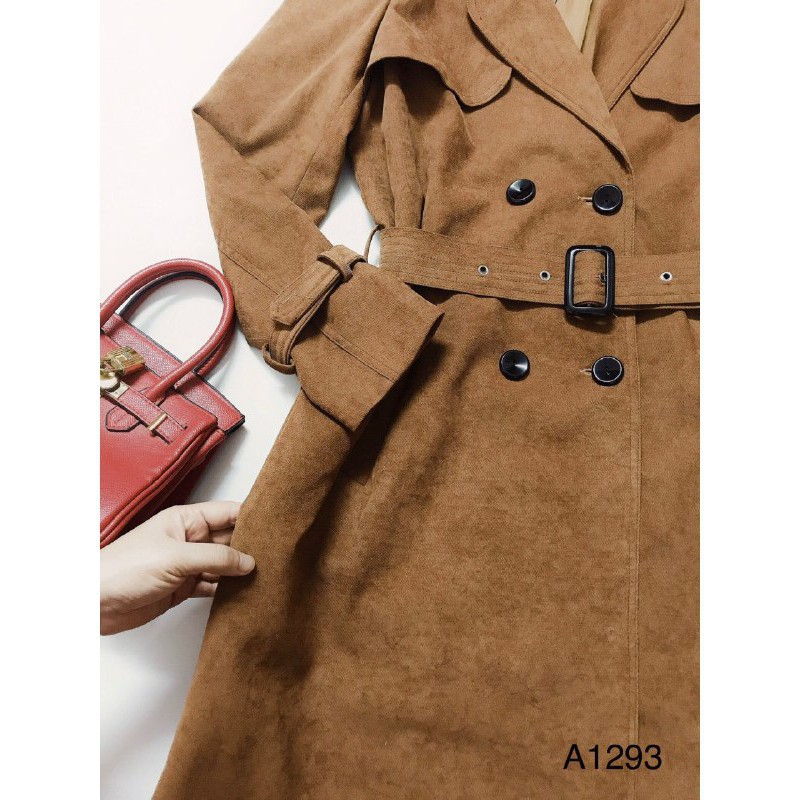 [ xả kho ] MiD Áo dạ hai lớp A1293 kèm đai cao cấp Mie Design kèm ảnh thật