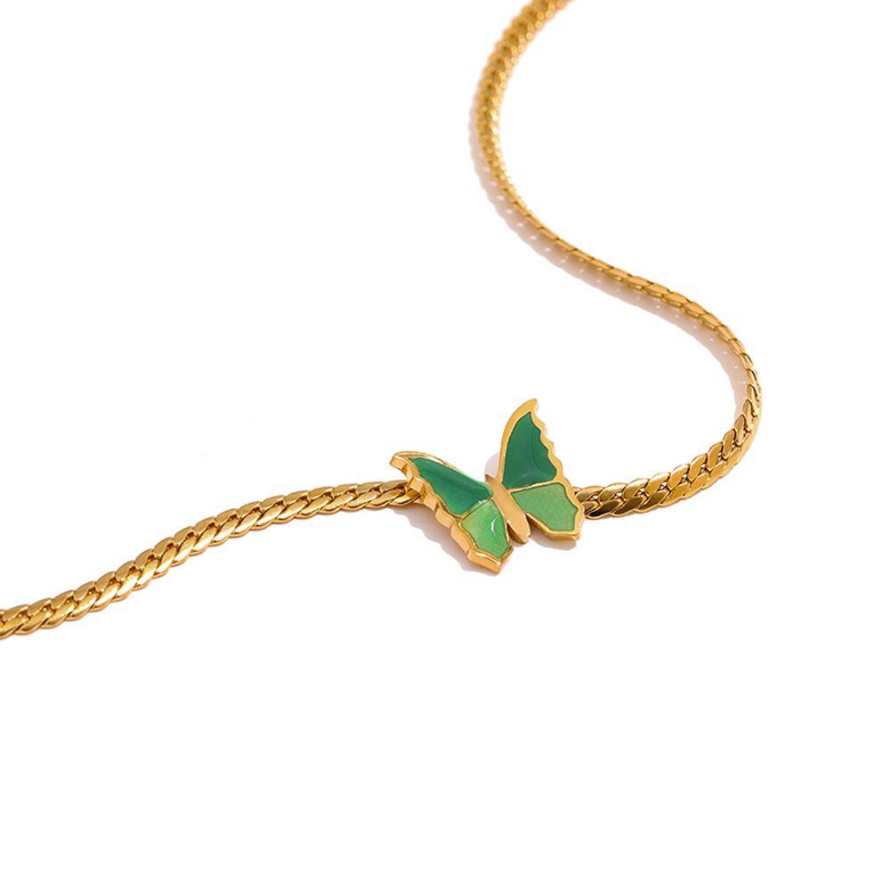 AROMA Vòng cổ Choker Bằng Thép Không Gỉ Tráng Men Thời Trang Cho Nữ