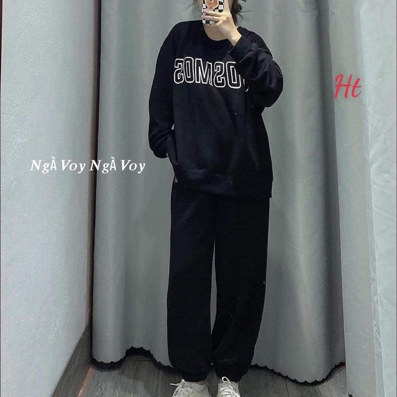 Bộ nỉ cotton COSMOS HT12