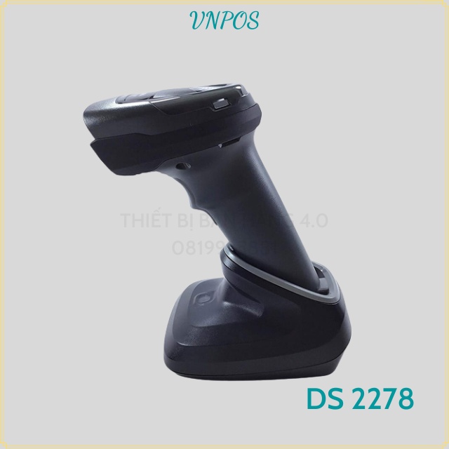 Máy đọc Mã vạch ZEBRA DS 2278, Barcode, QR Code 1D 2D Bluetooth KHÔNG DÂY. Dùng cho nhà kho, xưởng, Cty...