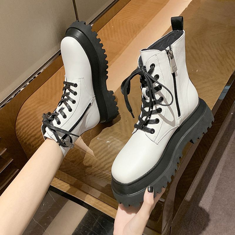 [Kèm ảnh thật - Order] Giày Boots kéo khóa loại đẹp đế cao dày đẹp 6cm | BigBuy360 - bigbuy360.vn