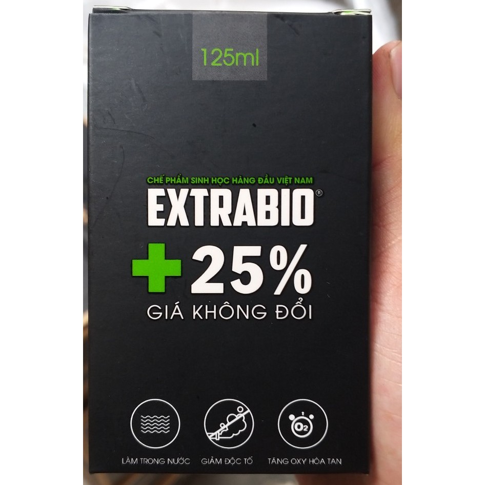 Extra BIO - Vi Sinh Làm Trong Nước và Zero Shock cho Bể Cá Cảnh chai dung tích 125ml đến 1L