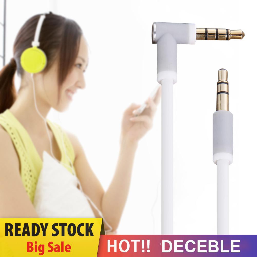 Dây cáp âm thanh thay thế giắc cắm 3.5mm chữ L thích hợp cho Beats Solo Hd Studio Pro