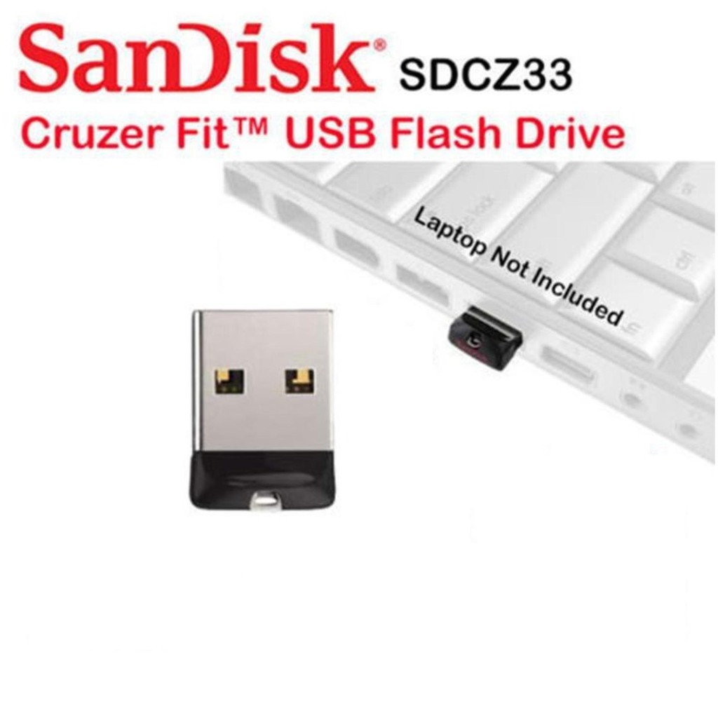 USB Sandisk Cruzer Fit CZ33 16GB