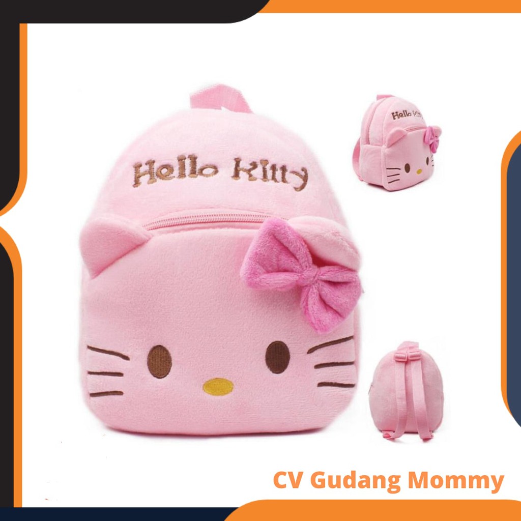 Balo Đi Học Hình Hello Kitty Dễ Thương Cho Bé