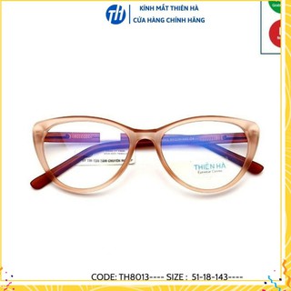 Gọng kính cận nữ thời trang cao cấp, kính mắt mèo F8013 hàng siêu đẹp, kính cận giá rẻ, nhiều màu,