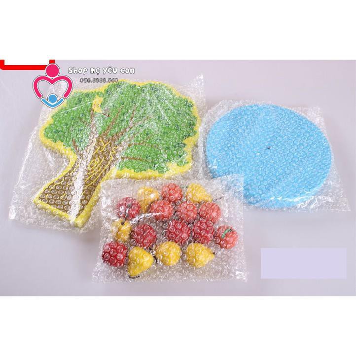 Cây táo lê nam châm học đếm cho bé - Giáo cụ Montessori cho bé 2-3 tuổi học toán, Học về số lượng, Tập đếm