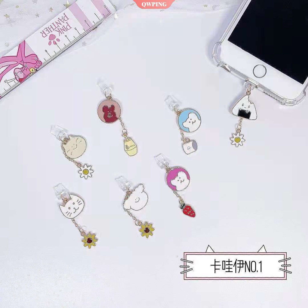 Nút chống bụi cho cổng sạc Apple USB Type-C hình búp bê dễ thương