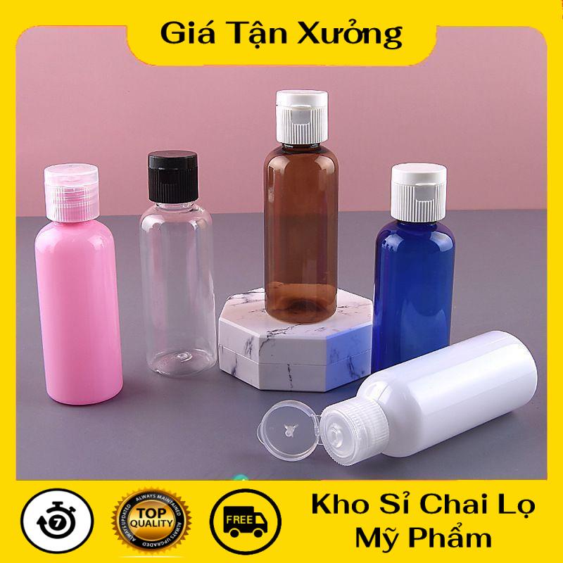 Chai Chiết Mĩ Phẩm ❤ TRÙM SỈ ❤ Chai nắp bật 20ml,30ml,50ml,100ml , chai lọ chiết mỹ phẩm , phụ kiện du lịch