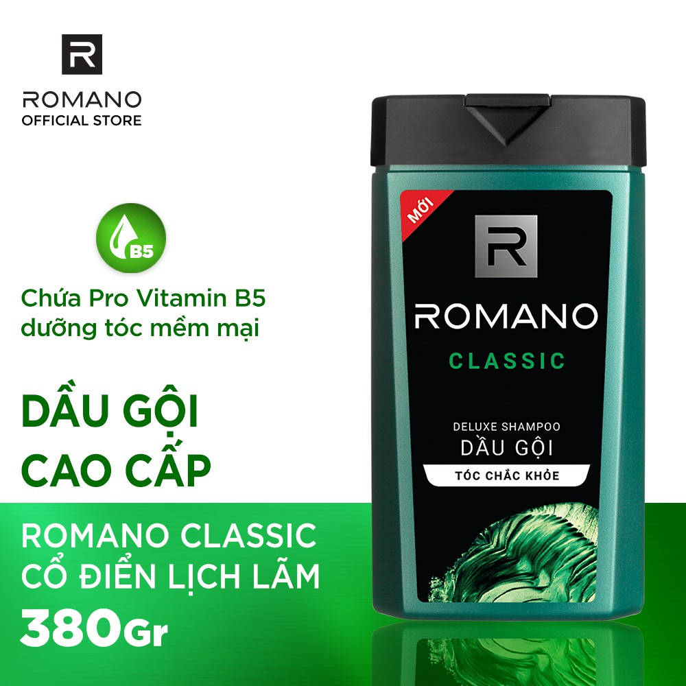 Dầu gội Romano hương nước hoa 380g