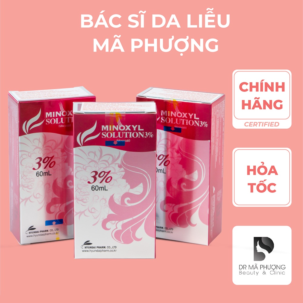 XỊT MỌC TÓC Minoxyl 3% hỗ trợ Mọc tóc