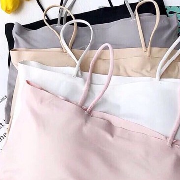 Áo 2 dây bra chất su mềm nâng niu vòng 1