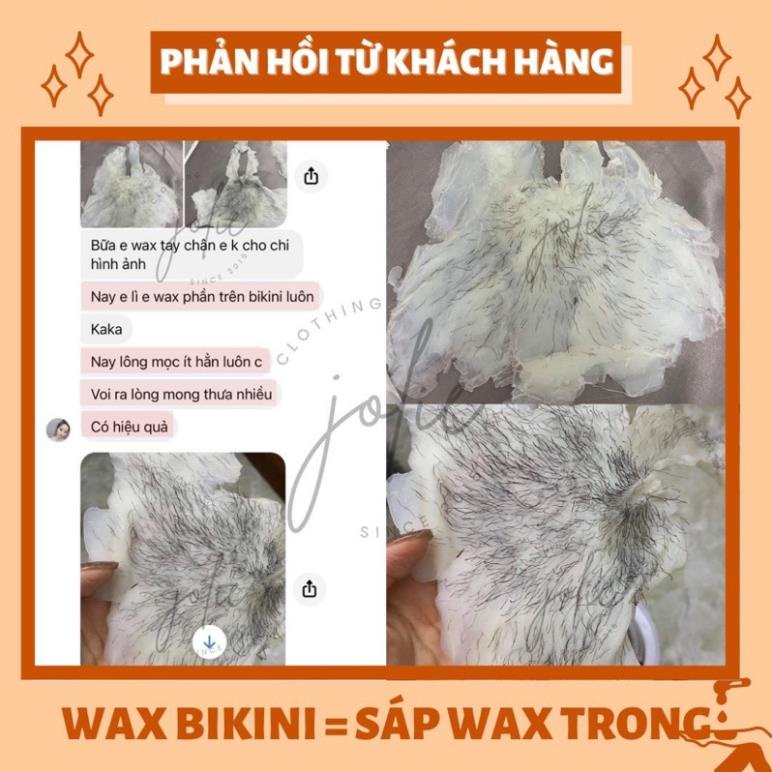 Combo triệt lông sáp wax nóng wax lông nhập khẩu tặng mỡ trăn nguyên chất triệt lông nách, tay, chân....