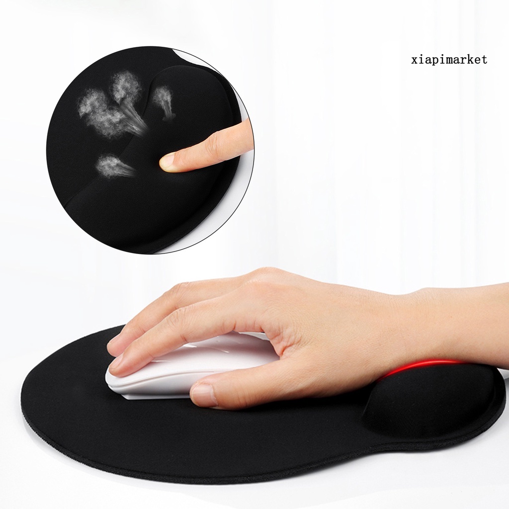 LOP_N802 4mm Thickness Non-Slip Soft Gaming Mouse Pad Wrist Rest Mat for Office