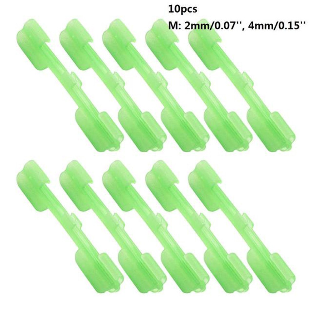 Que phao phát sáng huỳnh quang gắn cần câu cá ban đêm