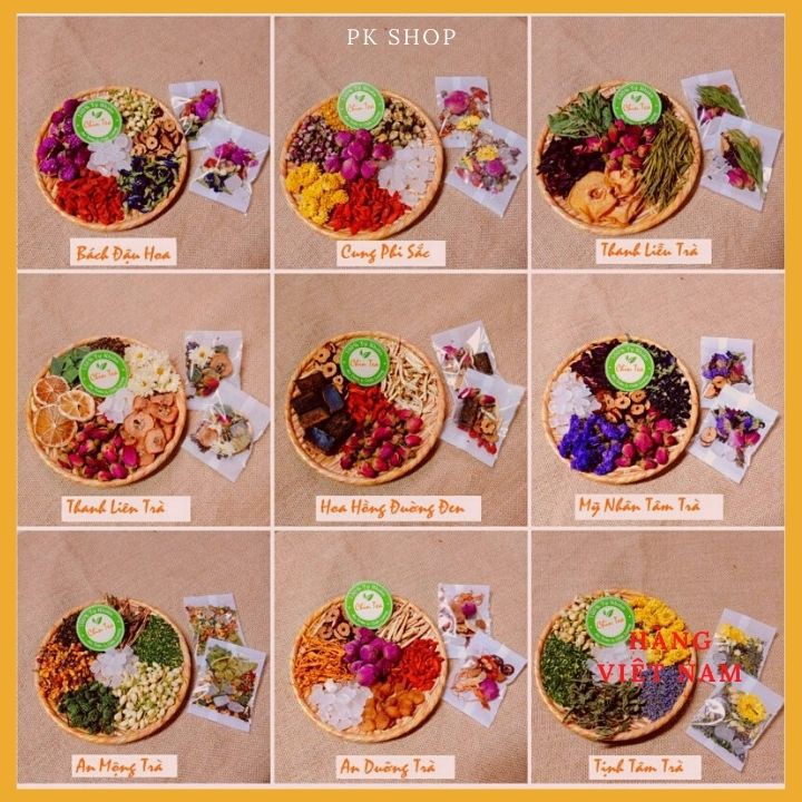 [ HÀNG VIỆT NAM ] Trà Thảo Mộc Oganic/ Trà Hoa Tổng Hợp ❤️ Detox - Chăm Sóc Sức Khỏe, Sắc Đẹp ❤️ - P1 | BigBuy360 - bigbuy360.vn
