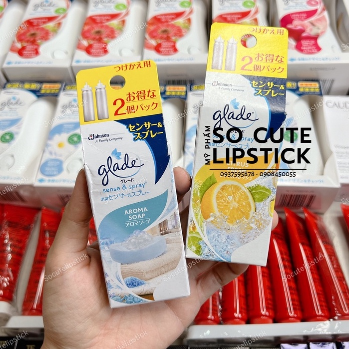 Máy xịt thơm phòng tự động Glade Nhật Bản