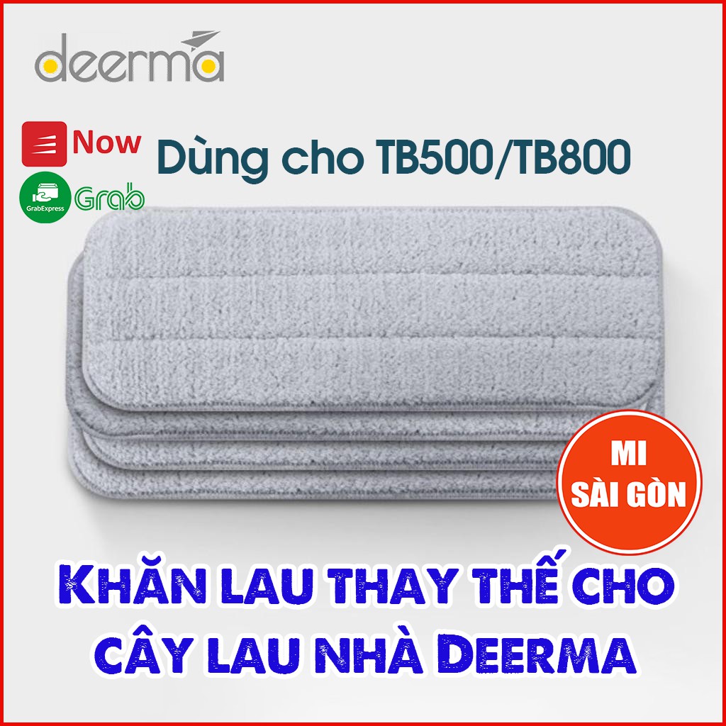 [Hỏa Tốc HCM] Khăn lau thay thế cho cây lau nhà Deerma TB500