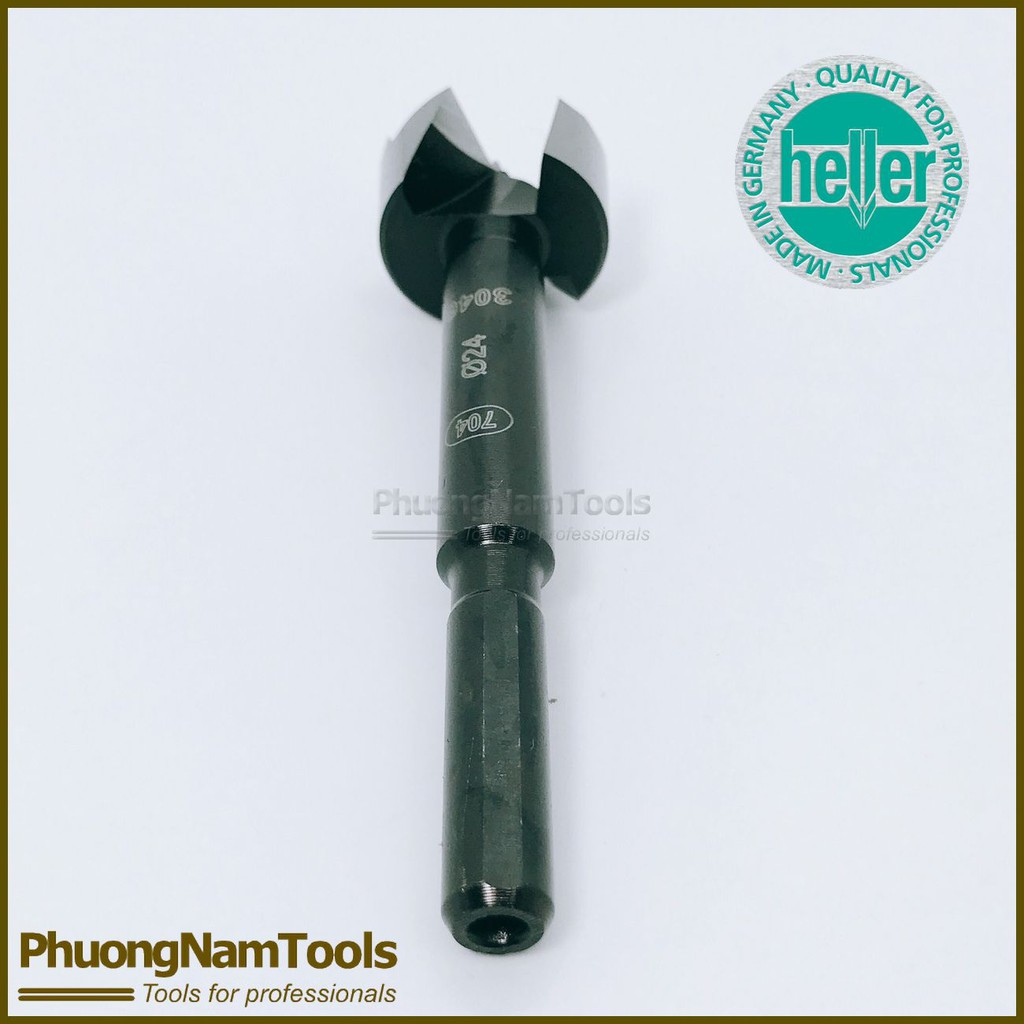 Mũi khoan gỗ 24x60/90 kiểu Forstner tốc độ cao – Heller - Made in Germany