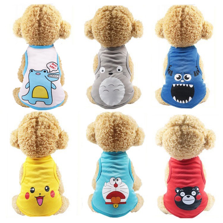 Áo Cho Chó Mèo Thú Cưng Mùa Hè 3 Lỗ Thoáng Mát - LUPETVN