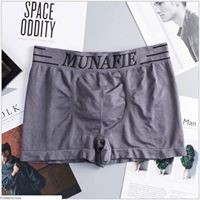 Sét 5 Quần Lót Nam Munafie Nhật Bản Kháng Khuẩn, Khử Mùi, Không Phai Màu, Không Bai Nhão, Free Size: 50-80kg
