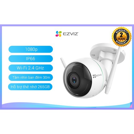 [LOẠI TỐT] Camera Wifi Ngoài Trời EZVIZ C3WN 1080P chống mưa nắng tuyệt đối | BigBuy360 - bigbuy360.vn