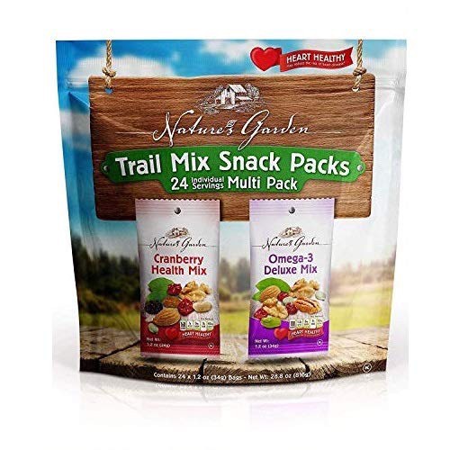 Hạt hỗn hợp Nature's Garden Organic - Trail Mix Snack Packs.816gram, 24 gói nhỏ.