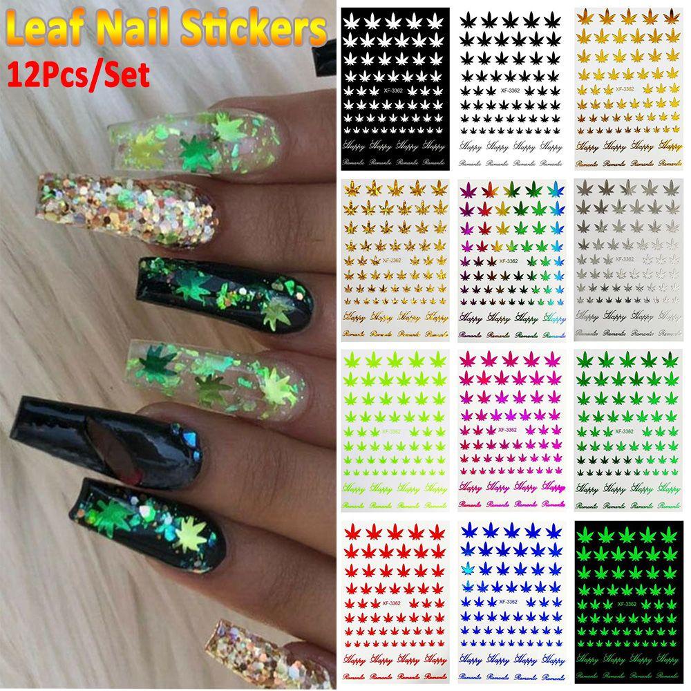 Miếng Dán Trang Trí Móng Tay Màu Neon Xinh Xắn