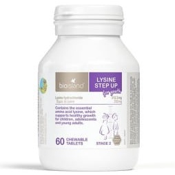 [Hàng ÚC] Bio Island Lysine Step Up - Viên uống tăng chiều cao cho trẻ 60 viên