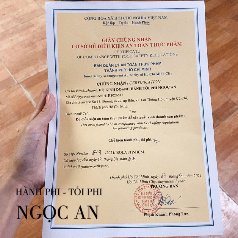 Tỏi Phi Ngọc An 100gr | BigBuy360 - bigbuy360.vn