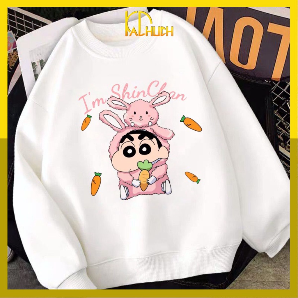 ÁO SWEATER IN SHIN BÚT CHÌ DỄ THƯƠNG