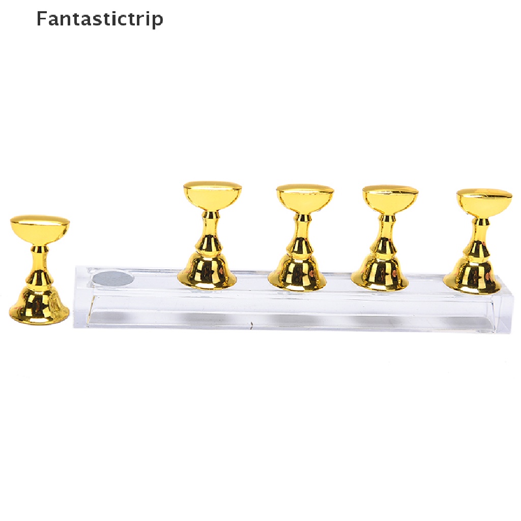 1 Bộ Giá Trưng Bày Móng Tay Bằng acrylic Trong Suốt