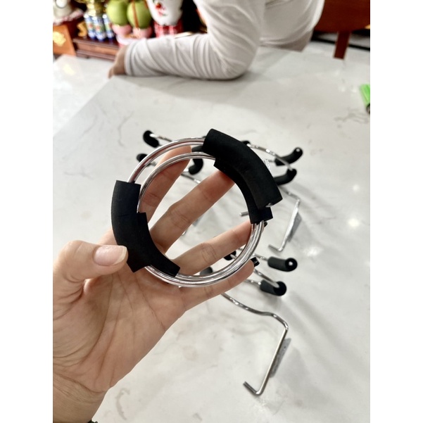 Giá Treo Máy Sấy Cao Cấp Inox Tiện lợi Dành Cho Tiệm Tóc- Barber