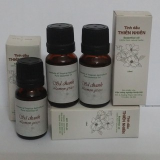 [CÓ QUÀ] Bộ tinh dầu sả chanh và bạc hà 10ml (Viện nông nghiệp nhiệt đới IAT)