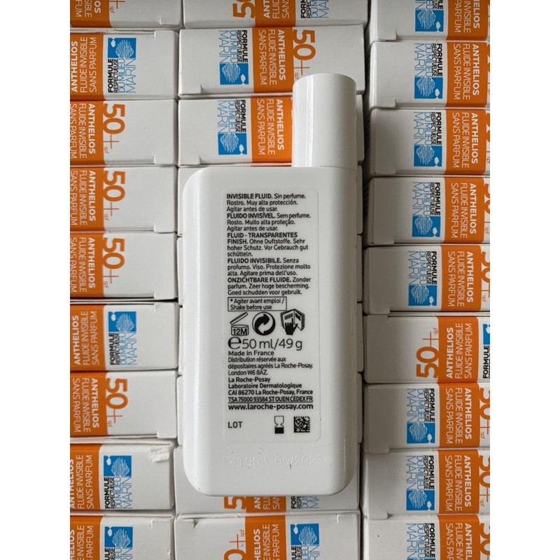 [50ml KHÔNG MÙI DATE 2023] Kem chống nắng hóa học La Roche-Posay Anthelios Shaka Fluid SPF 50+