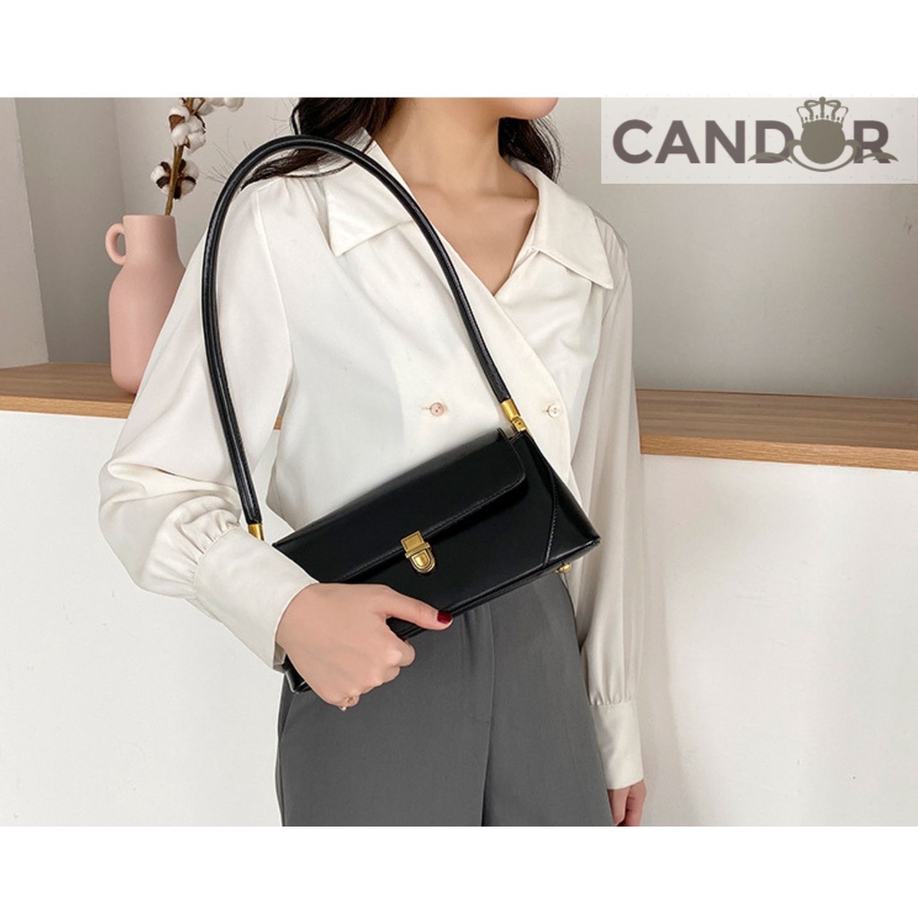 Túi xách nữ kẹp nách dáng công sở da trơn thời trang cực đẹp B4