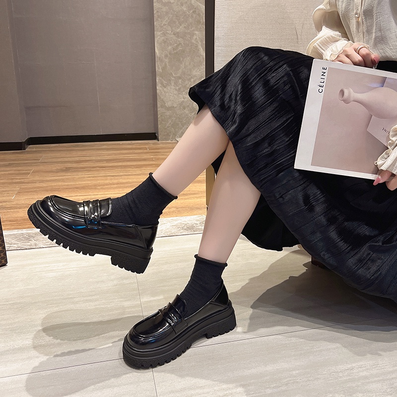 Giày Tây Đế Dày Phong Cách Anh Quốc Thời Trang Cho Nữ