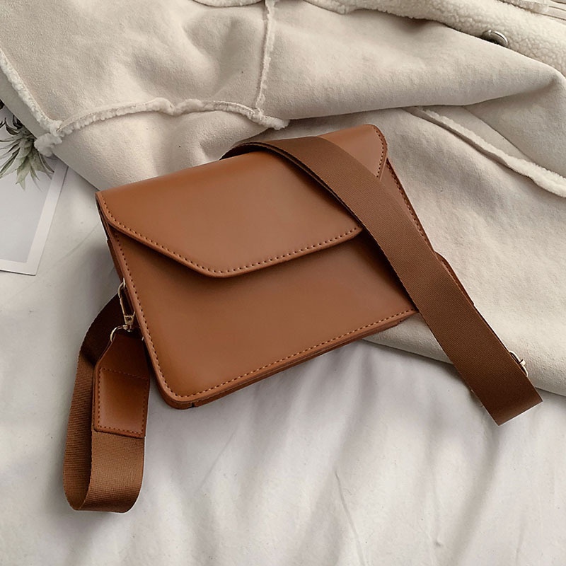 Túi hộp vuông thời trang túi đeo chéo nữ da túi phong bì hàn quốc