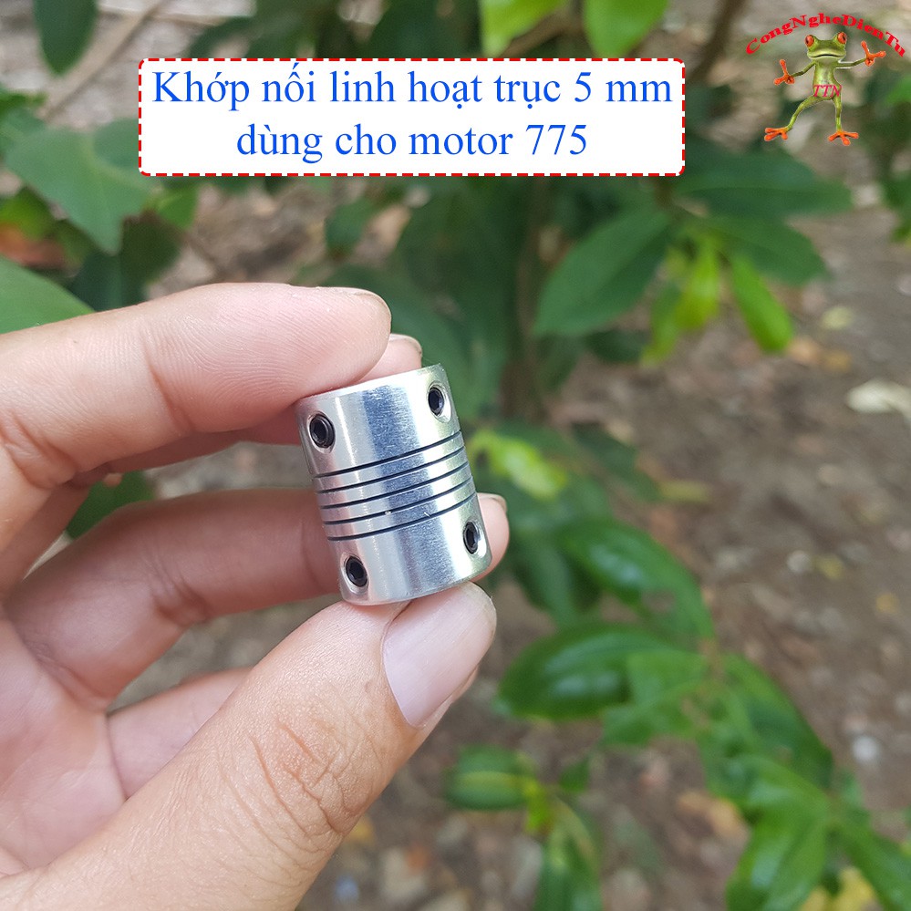 Khớp nối trục nối linh hoạt trục 5 mm