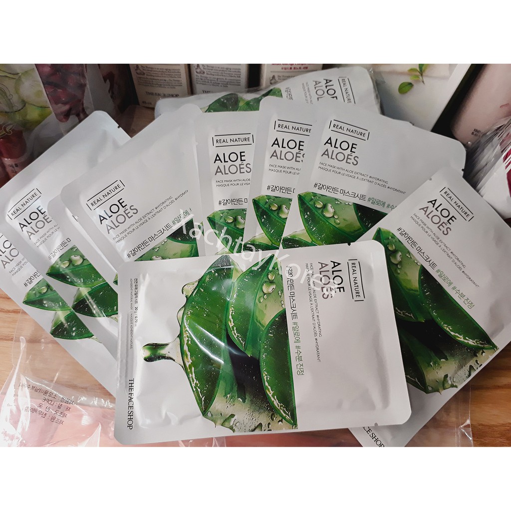 Mặt nạ nha đam Real Nature Mask Aloe