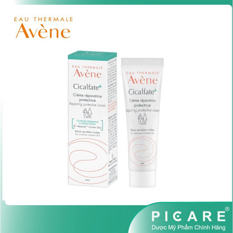 [CHÍNH HÃNG] Kem phục hồi da, lành sẹo, chống nhiễm khuẩn Avene Cicalfate Cream 40ml