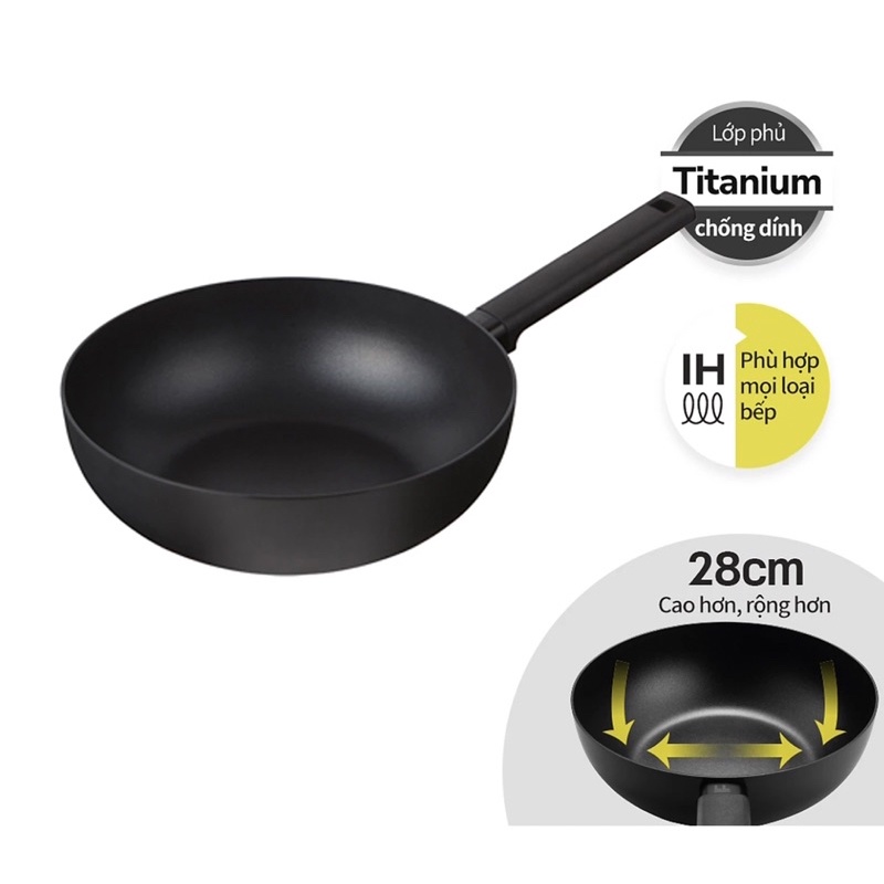 Chảo Sâu Lòng Lock&Lock Soma LMH1285IH