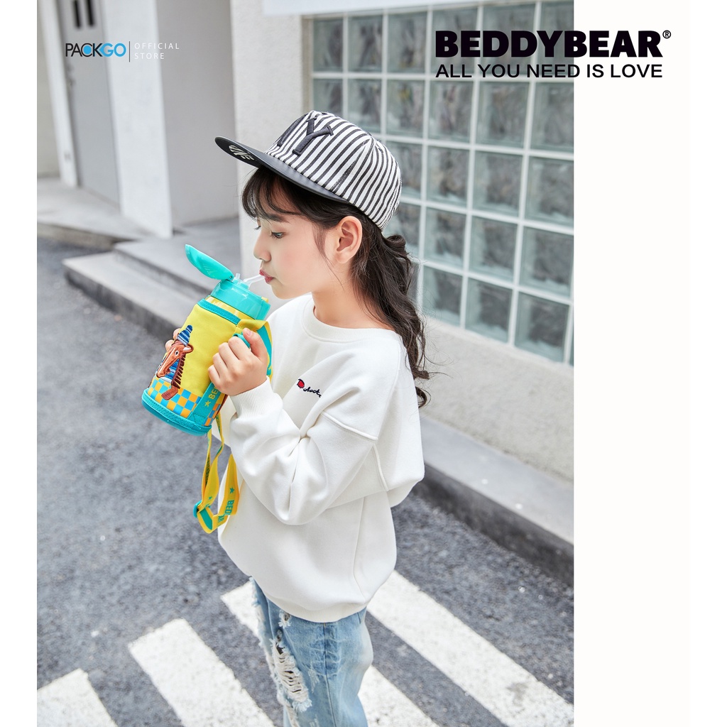 Bình giữ nhiệt cho Bé Trai hoặc Gái / Chính hãng 100% BEDDYBEAR/ BEDDY BEAR/ họa tiết con NGỰA/ phù hợp Bé từ 2 tuổi trở