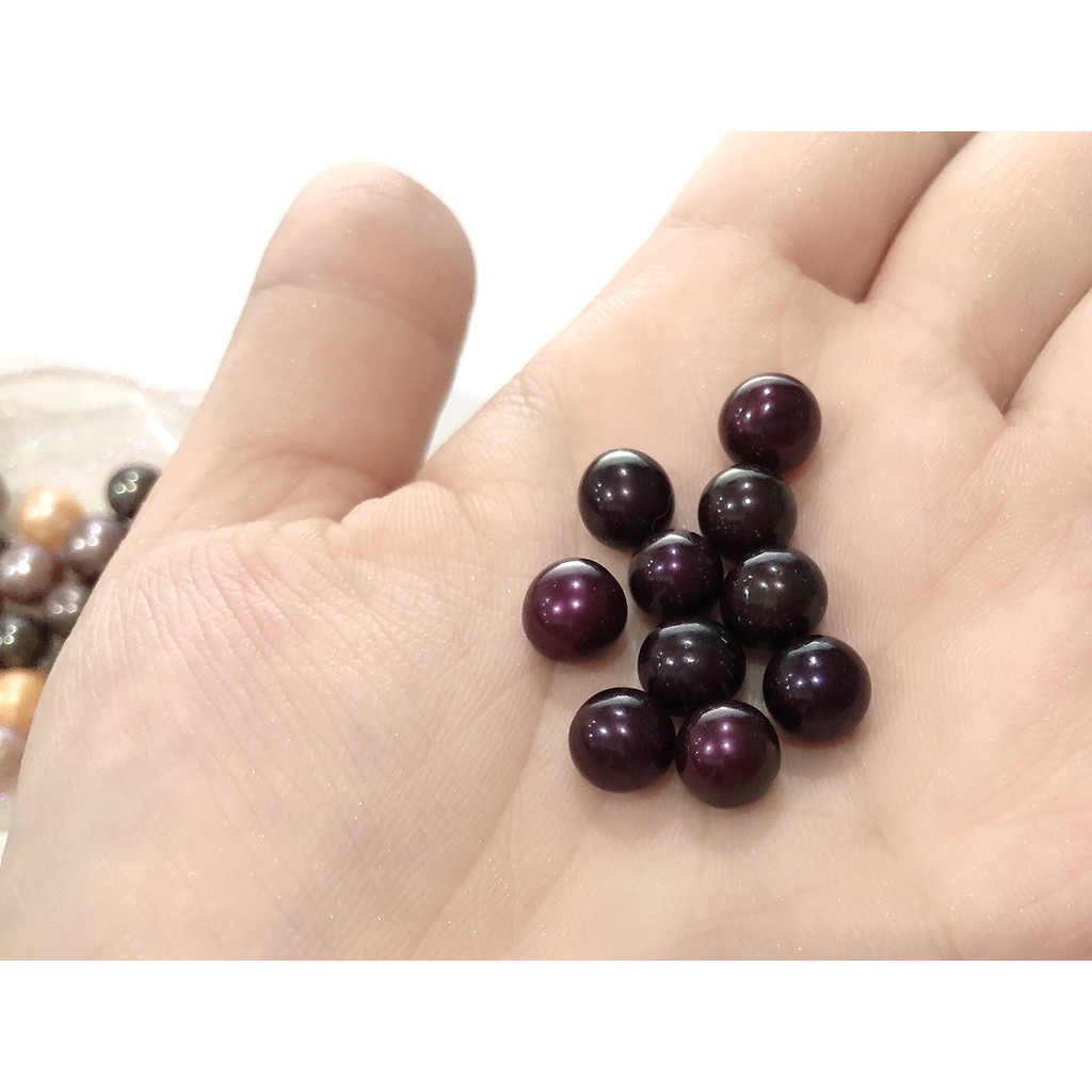 Hạt Ngọc Trai Màu Đỏ 8ly Độ Sáng 4A Tròn - Ngọc Trai Trường Thịnh