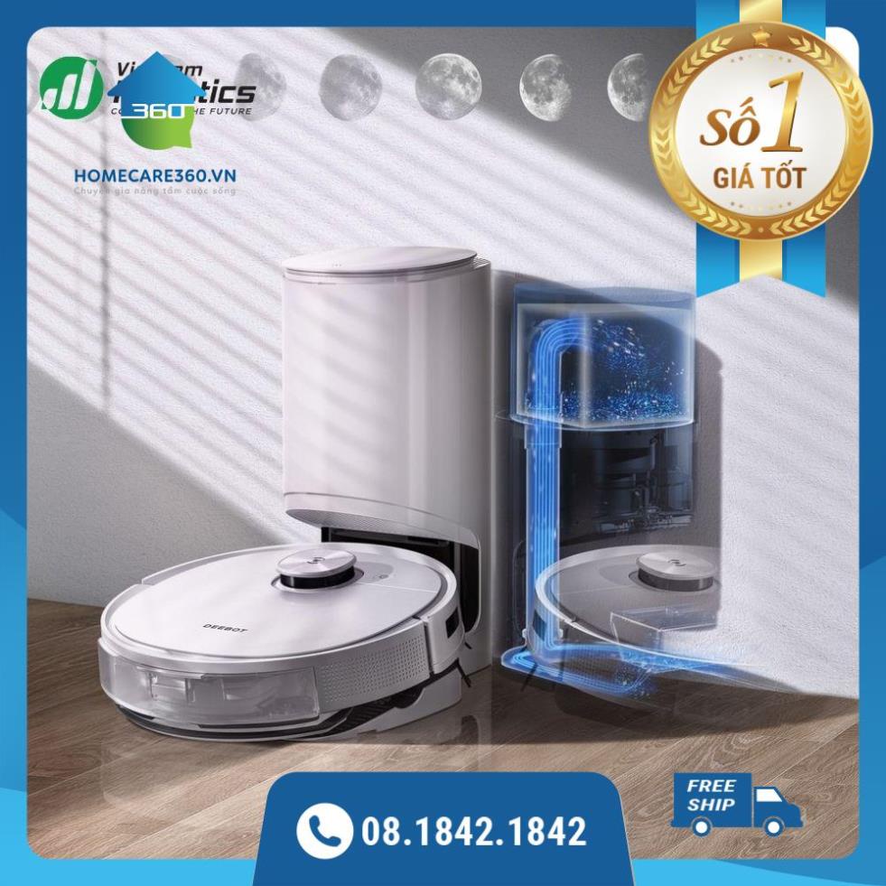 Robot Hút Bụi Lau Nhà Ecovacs Deebot T9 Plus Bản Quốc Tế Bảo Hành 24 Tháng