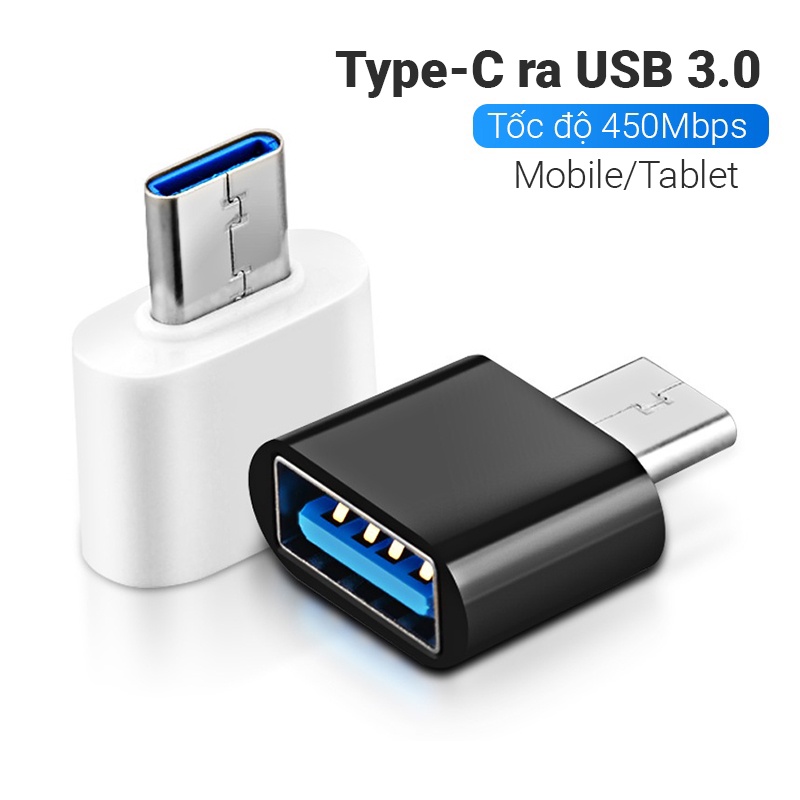 Đầu chuyển USB 3.0 ra Type C - OTG Sang USB 3.0 để kết nối chuột bàn phím, tay cầm | BigBuy360 - bigbuy360.vn