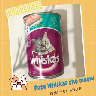 Thức ăn Pate Whiskas lon 400g cho mèo